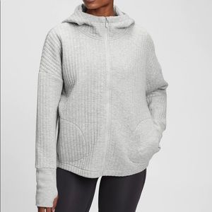 GAP Womens Medium Quilted, cozy, zip up hoodie.